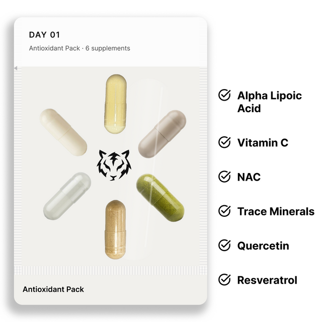 Electric Tiger Antioxidant Pack bottle