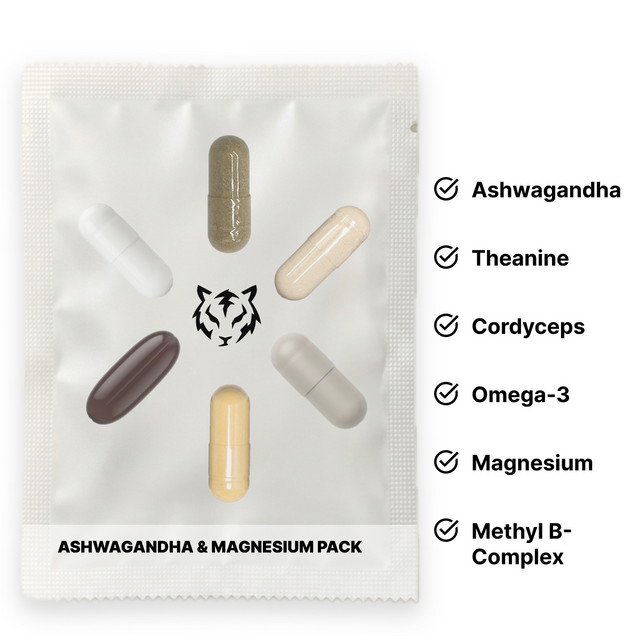 Electric Tiger Ashwagandha & Magnesium Pack bottle