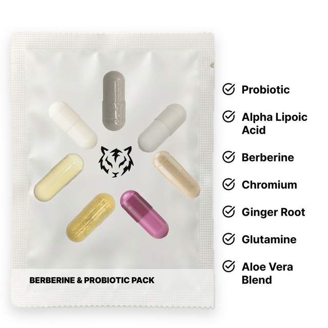 Electric Tiger Berberine & Probiotic Pack bottle
