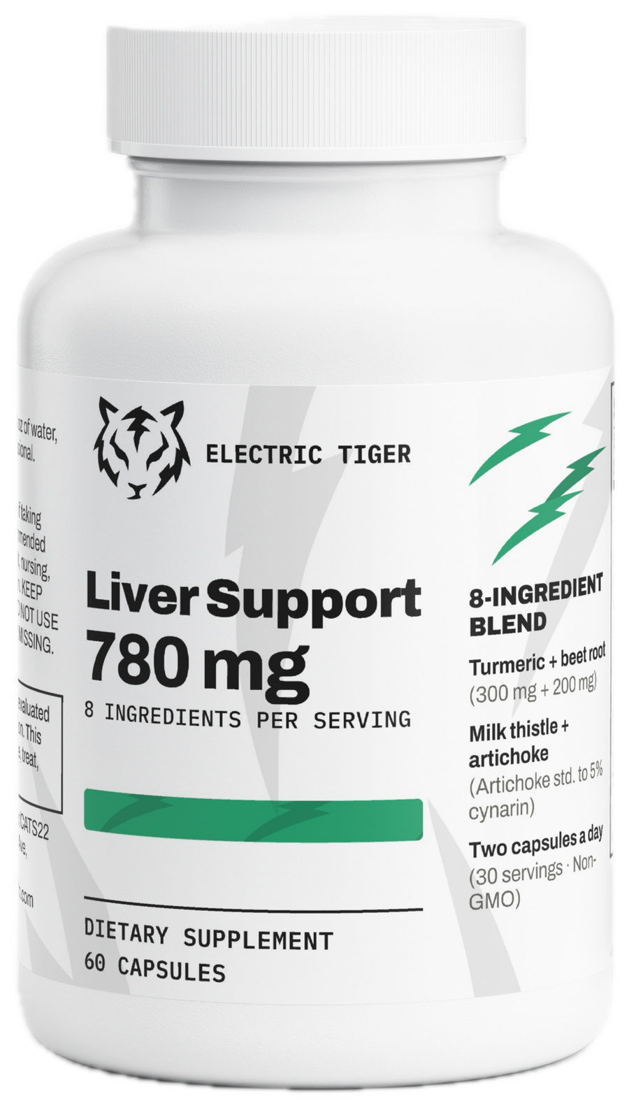 Electric Tiger Liver Support bottle
