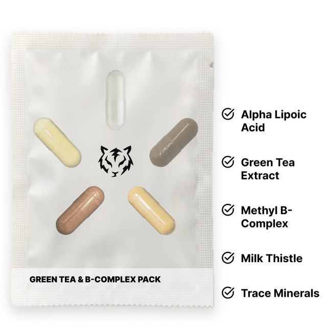 Electric Tiger Green Tea & B-Complex Pack bottle