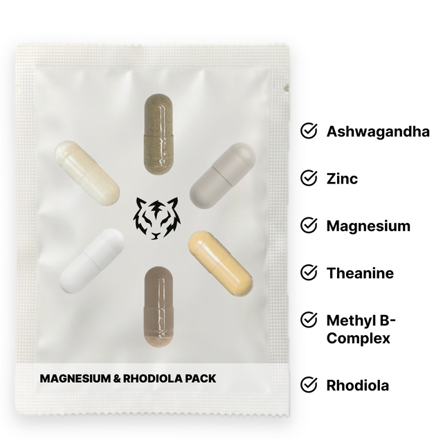 Electric Tiger Magnesium & Rhodiola Pack bottle