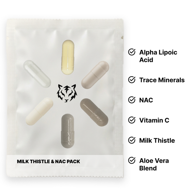Electric Tiger Milk Thistle & NAC Pack bottle