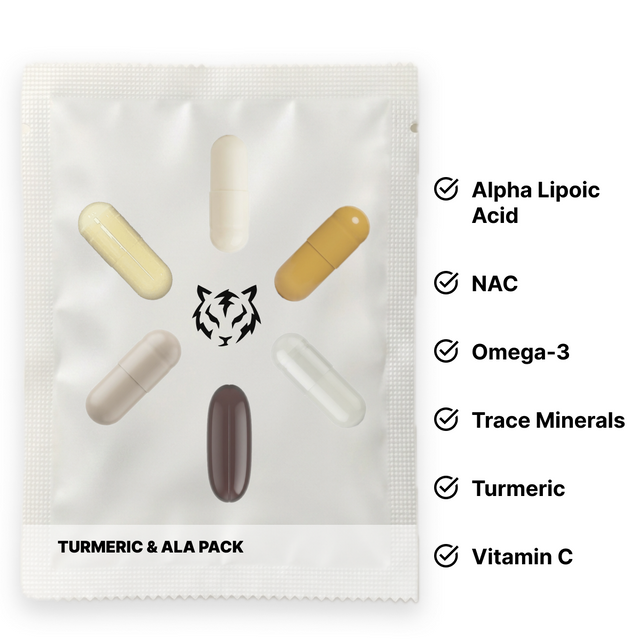 Electric Tiger Turmeric & ALA Pack bottle