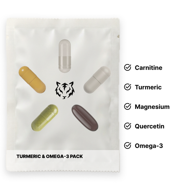 Electric Tiger Turmeric & Omega-3 Pack bottle